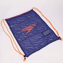 Рюкзак-мішок SPEEDO 807407C267 EQUIPMENT MESH BAG (поліестер, р-р 68х49см, синій-оранжевий), фото 2