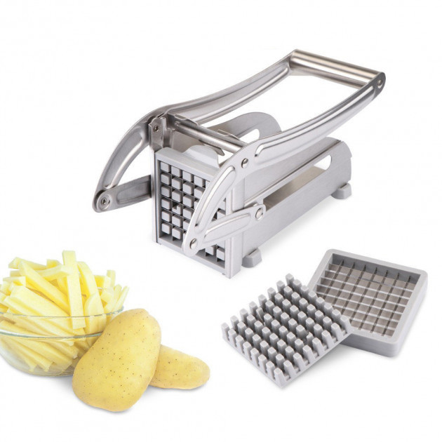 Картофелерізка ручна Potato Chipper Professional Silver Jw, фото 1
