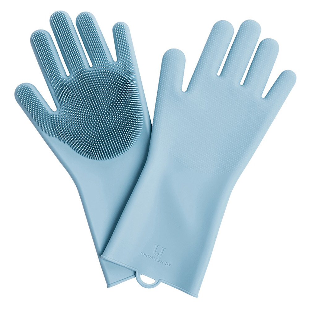 Силіконові рукавички Jordan Judy Silicone Cleaning Glove Blue (6971418388179)