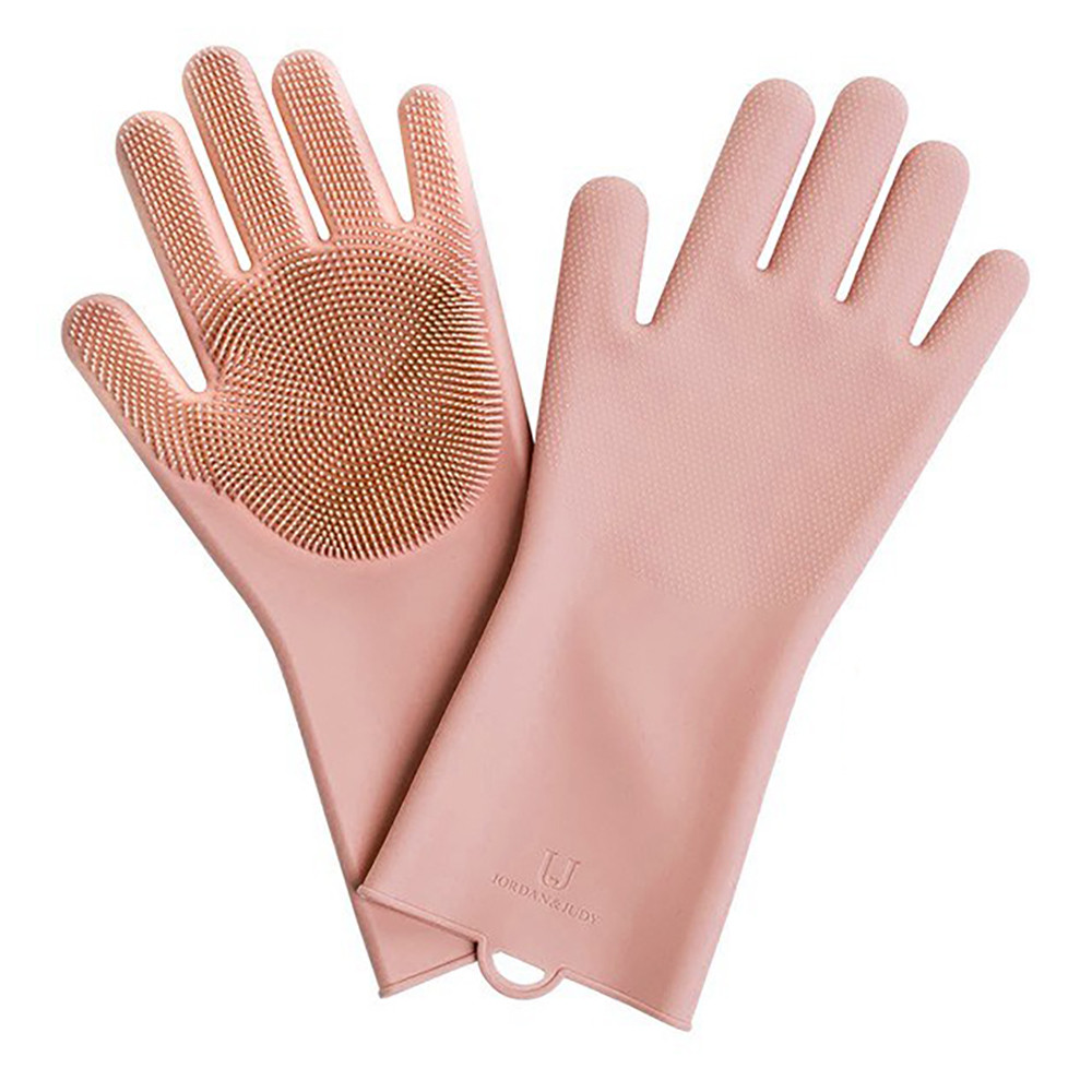 Силіконові рукавички Jordan Judy Silicone Cleaning Glove Pink (6971418388018)