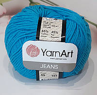 YarnArt Jeans №55-бірюзовий