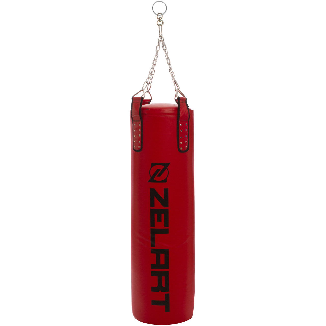 Мешок боксерский Цилиндр с цепью ZELART BO-1990 высота 115см красный - фото 1 - id-p1329670654