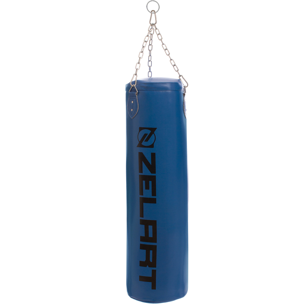Мешок боксерский Цилиндр с цепью ZELART BO-1991 высота 95см синий - фото 1 - id-p1329670655