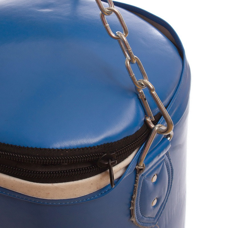 Мешок боксерский Цилиндр с цепью ZELART BO-1991 высота 95см синий - фото 4 - id-p1329670655