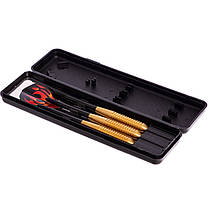 Дротики для гри в дартс циліндричні CLUB BRASS D105-21 HARROWS (сталь, вага 21гр, 3шт.,+3хвост,+3опер), фото 2