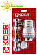 Комплект термостатичний Koer 1/2" для радіатора прямий, фото 2