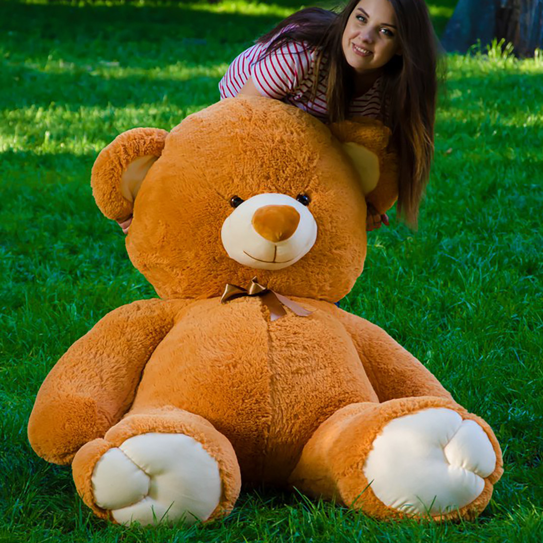 Плюшеві ведмеді Плюшевий ведмедик 1 МЕТР, Рожевий