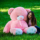 Плюшеві ведмеді Плюшевий ведмедик 1 МЕТР, Рожевий, фото 2