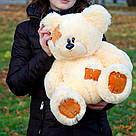 Плюшеві ведмеді: Плюшеве ведмежа Потап 0,5 метра (50 см), Персиковий, фото 4