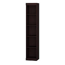 Пенал у вітальню з ламінованої ДСП відкритий Соната Еверест Венге темний