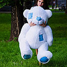 Плюшеві ведмеді: Плюшеве ведмежа Потап 1,5 метра (150 см), Білий, фото 2