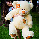 Плюшеві ведмеді: Плюшеве ведмежа Потап 1,5 метра (150 см), Персиковий, фото 3