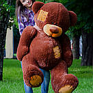 Плюшеві ведмеді: Плюшеве ведмежа Потап 1,5 метра (150 см), Шоколадний, фото 2