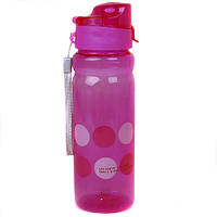 Бутылка для воды "Trip", прозрачная, розовая 4300