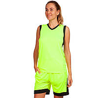 Форма баскетбольная женская Lingo салатовая (155-175 см ) LD-8217 OF, 160-165 см