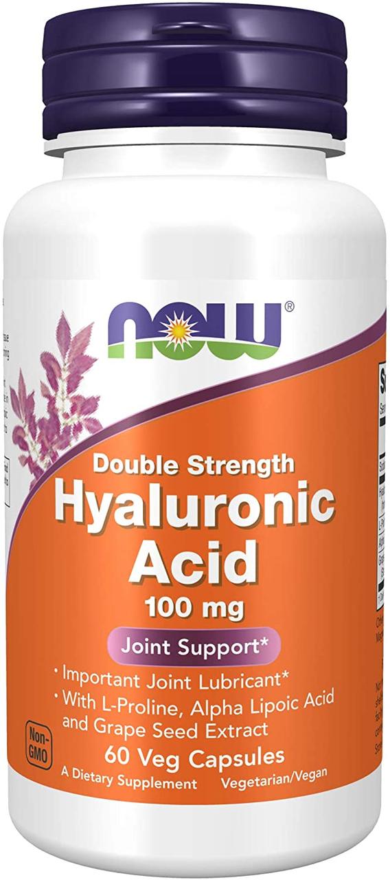 Now Foods Hyaluronic Acid 100mg 60 капсул