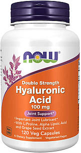 Now Foods Hyaluronic Acid 100mg 120 капсул
