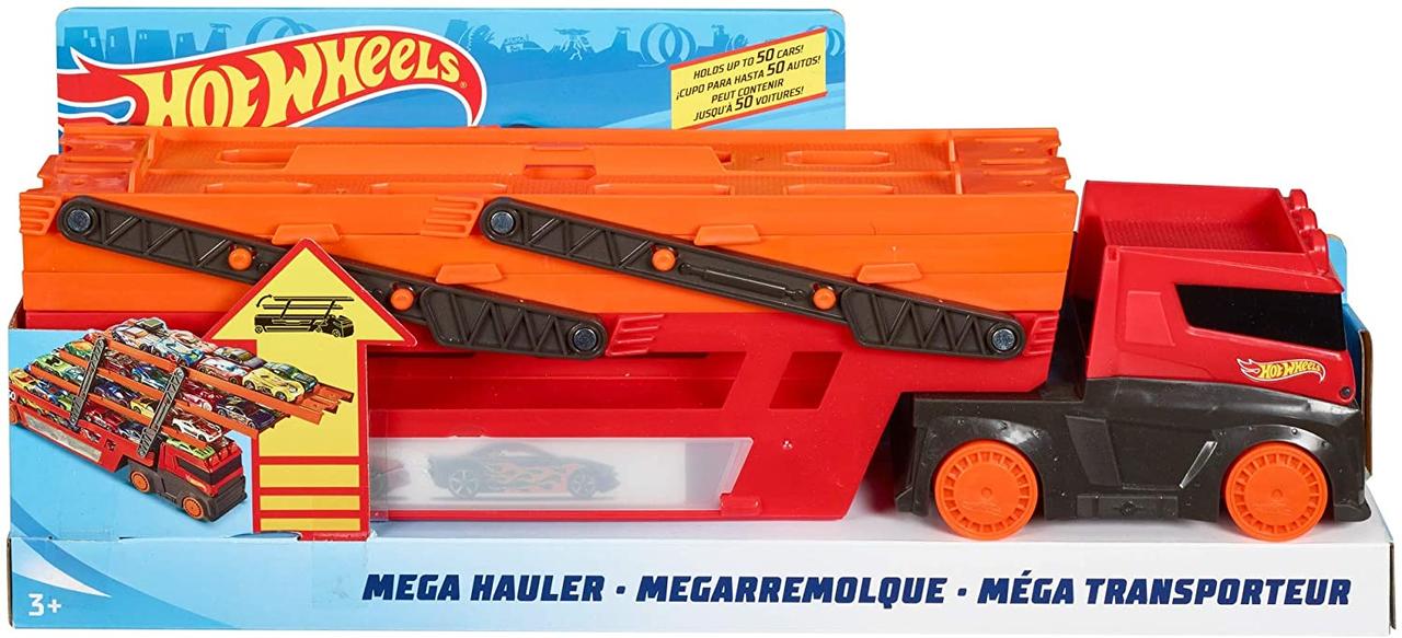 Автовоз Hot Wheels Вантажівка Транспортер на 50 машинок Mega Hauler GHR48