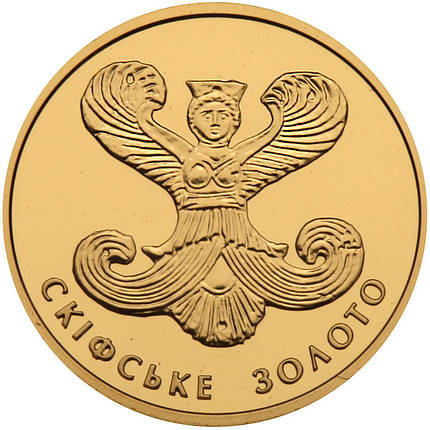 Скіфське золото (богиня Апі) монета 2 гривні золото, фото 3