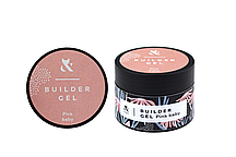 Гель F. O. X. будівельний Builder Gel Baby Pink, рожевий, 30 мл