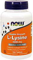 L-лізин нау фудс Now Foods L-Lysine 1000mg 100 таблеток