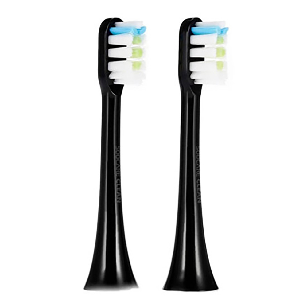Набір насадок для зубних щіток Xiaomi Soocas General Toothbrush Head for X1/X3/X5 Black (6970237664372)