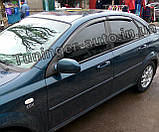 Вітровики, дефлектори вікон Chevrolet Lacetti Sed. 2002-2013 (AutoClover/Корея), фото 4