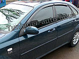 Вітровики, дефлектори вікон Chevrolet Lacetti Sed. 2002-2013 (AutoClover/Корея), фото 5