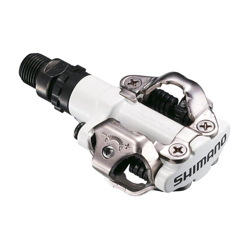 Педалі контактні Shimano PD-M520, SPD, білі