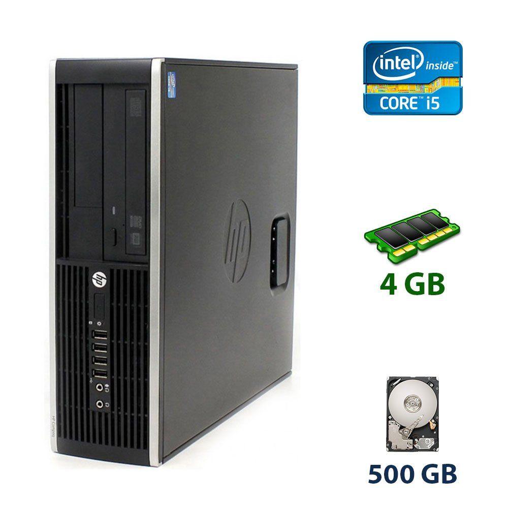 Комп'ютер HP 6300 SFF/Intel Core i5-3450 (4 ядра по 3.1 — 3.5 GHz) / 4 GB DDR3 / 500 GB HDD