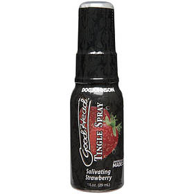 Спрей для мінету з вібруючим ефектом Doc Johnson GoodHead Tingle Spray – Strawberry (29 мл)