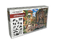 Настольная игра Нескучные Игры Пазл деревянный фигурный Венеция, Citypuzzles, 104 эл. (8185)