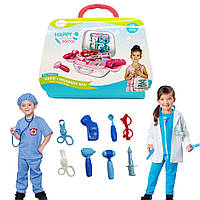 Набор юного доктора в кейсе Детский игровой набор Happy Doctor в чемоданчике