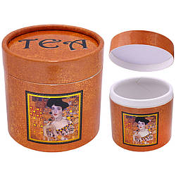 Банку для чаю Р. Клімт Адель, h-6,5 см, d-6,5 см