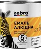 Емаль алкідна 0,9 кг ПФ-116 ЗЕБРА 12 Білий глянцевий