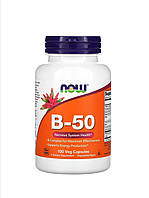 В Комплекс Now Foods Vitamin B-50 Complex 100 Caps