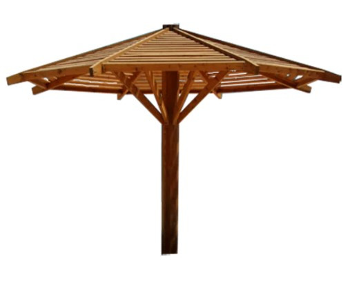 Дерев'яна парасолька