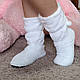 Домашні чобітки Eirena Nadine (white S-573-36) білі 24 см, фото 3