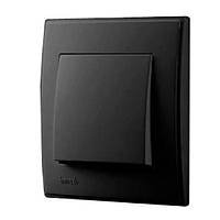 Вимикач одноклавішний IP54 ФОРС IEK, накладний монтаж, зовнішній, пиловологозахищений, вуличний