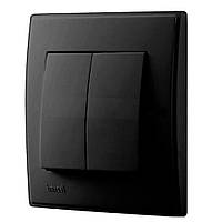 Вимикач одноклавішний IP54 ФОРС IEK, накладний монтаж, зовнішній, пиловологозахищений, вуличний