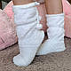 Теплі домашні чобітки Eirena Nadine (white S-573-34) білі 22 см, фото 2