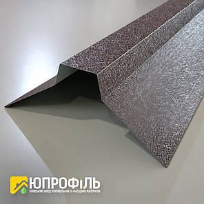 Покрівельний коник фігурний, планка коника покрівельного складний, коник на дах для черепиці, фото 2