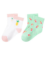 Дитячі шкарпетки для дівчинки (2 пари) 2-3 роки