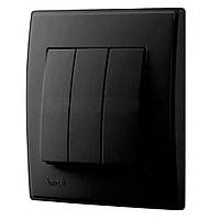 Вимикач одноклавішний IP54 ФОРС IEK, накладний монтаж, зовнішній, пиловологозахищений, вуличний