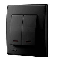 Вимикач одноклавішний IP54 ФОРС IEK, накладний монтаж, зовнішній, пиловологозахищений, вуличний