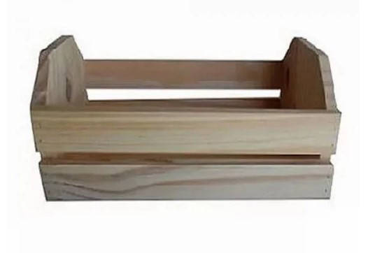 Дерев'яний ящик для квітів / Кашпо 40х20х20 см, фото 1