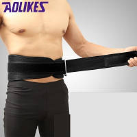 Пояс для важкої атлетики AOLIKES чорний М 01261
