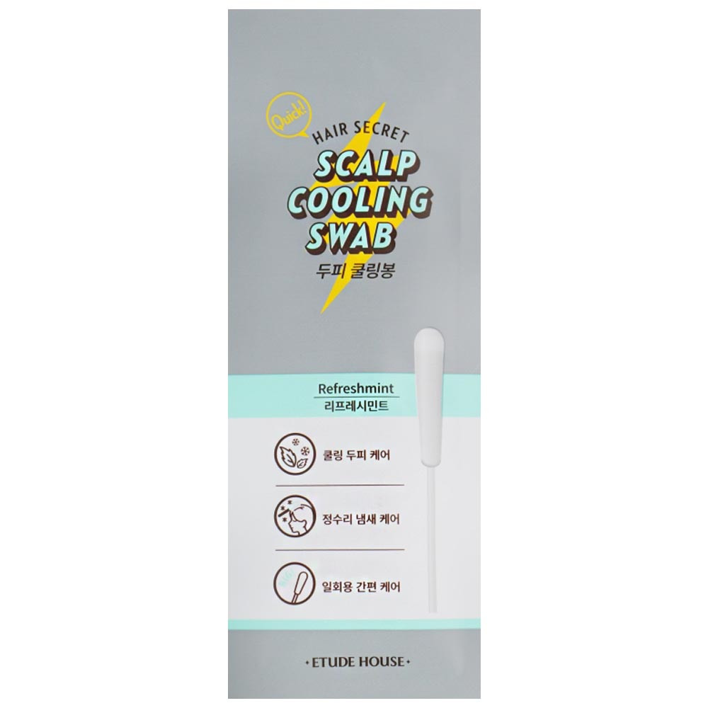 Засіб для пілінгу шкіри голови Etude House Hair Secret Scalp Cooling Swab Refreshmint 1 шт