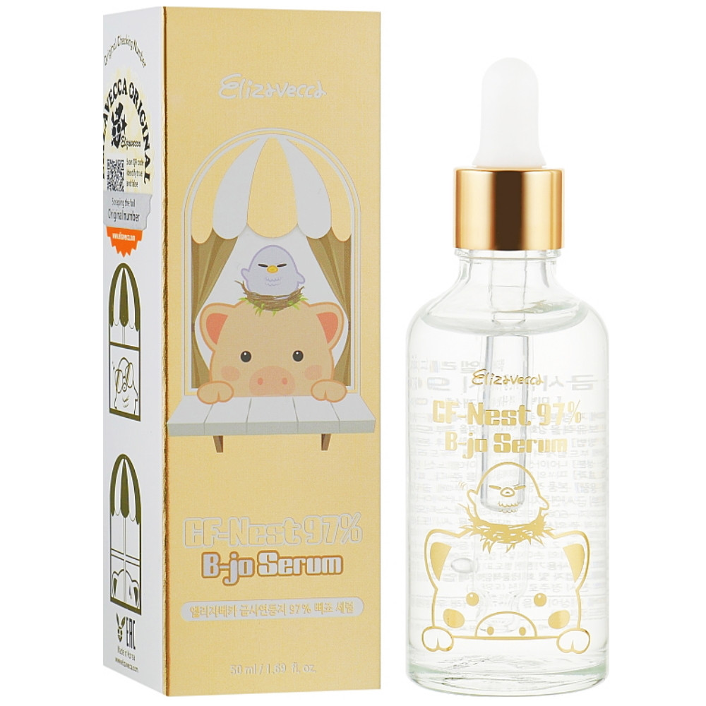 Омолоджуюча сироватка для обличчя з ластівчиним гніздом Elizavecca Face Care CF-Nest 97% B-jo Serum 50 мл