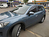 Дефлектори вікон (вітровики) Mazda CX-5 2011-2016 (HIC/Тайван), фото 2
